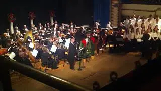Mark Bates singing Silent Night with the Huntington Symphony Orchestra