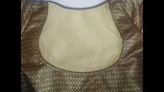 How to attach net cloth to ready made blouse