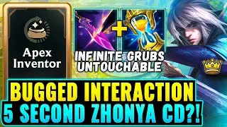 Broken Apex Inventor Synergies: Broken Bug = Infinite Zhonyas? | League Arena Gameplay