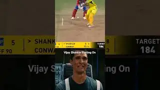 Vijay Shankar Fifty ☠️ #shorts #cricket #ipl #vijayshankar #dcvscsk