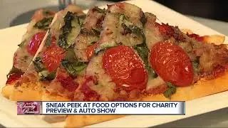 Sneak preview at food options during Detroit auto show