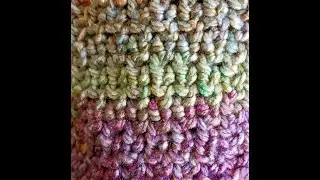 Ingot Stitch  for scarves, hats purses, bags Loom Knit