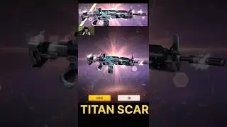 TITAN SCAR GUN FREE FIRE TITAN SCAR GUN SKIN FREE FIRE FF INCUBATOR FREE FIRE #shorts #freefire