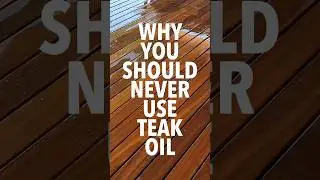 Teak oil gets a no from me. Try DiTEC&rsquo;s Triston instead! #protectyourteak