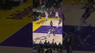 Marcus with the NO-LOOK LOB to LeBron