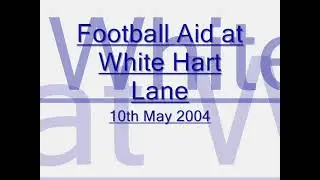 Charity game at White Hart Lane in May 2004. Guest legends Ricky Villa and Micky Hazard.