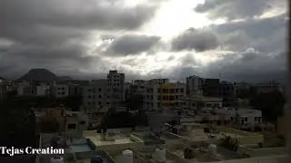 Time Lapse Of Running Clouds