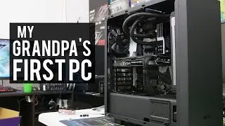 BUILDING MY GRANDPA HIS FIRST PC!! (a tad overkill?)