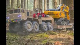REAL RC FORESTRY POWER &ndash; Heavy Wood Transport in Extreme Terrain
