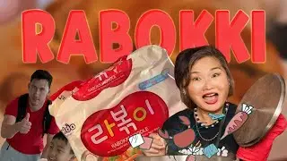 Cooking Korean Spicy noodle(Rabokki) Momiplier’s way