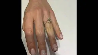 2.20 ct Radiant Cut Rose Gold Engagement Ring