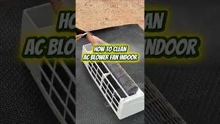 How to clean aircon blower fan indoor #shorts