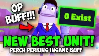 Perch Perkins's New OP BUFF Made him the NEW BEST UNIT in Spongebob Tower Defense!