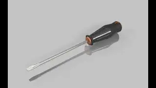 Screwdriver design in Autodesk Inventor