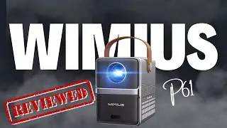 🌟 Идеальное портативное развлечение: обзор мини-проектора WiMiUS 1080P! 🎥 5G WiFi 📶, 🎵, экран 300 дюймов 🚀