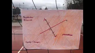 Perpendicular bisector x of a line segment A'A. MathPrimary 20 Seconds Math Quizzes For Kids