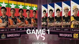 RECAP M2 GRAND FINALS GAME 1 BURMESE GHOULS MYANMAR VS BREN ESPORTS PH #mobilelegends 