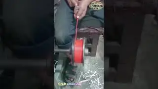 Roll up the red soft plastic rope for binding and fixation