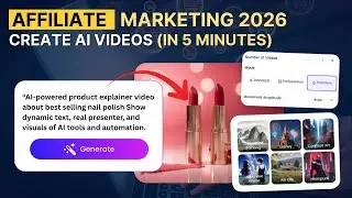 How to Create AI Videos for Affiliate Marketing in 5 Minutes (2026 Guide)
