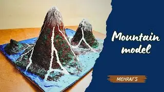 Model of a mountain/Mountain Model School Project/Mountain Diorama/3D mountain model