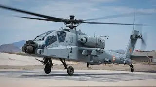 DCS   APACHE AH 64 WITH A FULL START UP, TAKE OFF, FLARE DISPLAY AND LANDING
