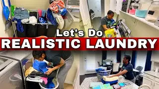 EXTREME REALISTIC LAUNDRY ROUTINE | #laundrymotivation #laundryroutines #vlog #organization