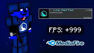 Lunar Client Texture Pack for mcpe 1.21+ 🔥 | Optimizing FPS ✅