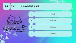 Test Your Grammar! 25 English MCQs &ndash; No Voice Over