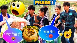 Golgappa Prank Gone Wrong In Delhi On Cute Girl By With Epic | Eating Girls's PANIPURI Prank