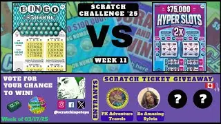 Scratchin' Pete | Scratch Challenge:  Bingo VS Hyper Slots | Week 11 2025