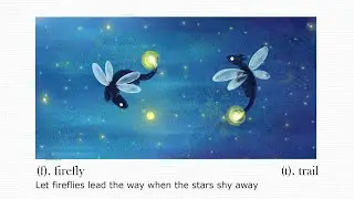 (f) firefly trail.