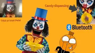 Spirit Halloween 2025 trick or treat Pete unboxing, setup, demo (Candy dispensing, and Bluetooth!)￼