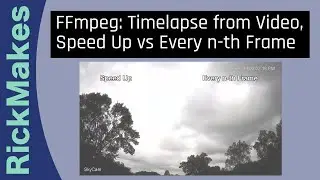 FFmpeg: Timelapse from Video, Speed Up vs Every n-th Frame