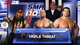 WWE 2k25 - Бугимен против Рэнди Ортона против Хали: SGR Тедди Лонг на Smackdown