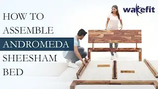 How to Assemble the Wakefit Andromeda Sheesham Bed | DIY Bed Assembly | Wakefit