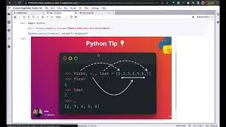 How to display IFrame in Python Jupyter Notebook #python