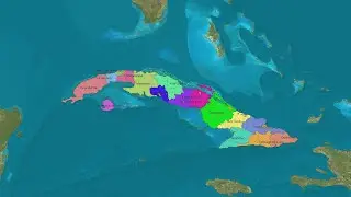 Population distribution in Cuba  (1950 -- 2022)