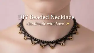 HOW to make beads necklace design?#handmade #craft.