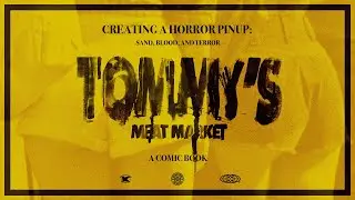 Making of Tommy's (Pinup) #art #makingcomics #comicbook #making horror comics #comic #horror