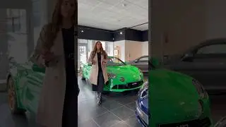 Garden green Alpine A110 💚 | Auto social UK #carshorts #automotive #sportscar
