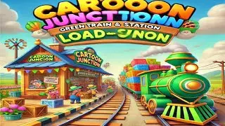 Cartoon Junction Presents: Green Train aur Station Par Load-Unload #cartoonjunction #train