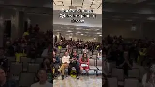 Our TFcon Transformers Cyberverse Panel! #transformers #autobots #autobot