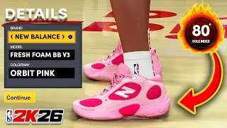 NBA 2K26 Shoe Creator: New Balance Fresh Foam BB V3 &ldquo;Orbit Pink&rdquo;