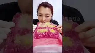 CRUNCHY ICE EATING // SHAVED ICE BLOCK 