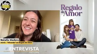 Natalia Madera habla del final de “Regalo de Amor” 💜 y de Miranda | Entrevista exclusiva TrasFondo