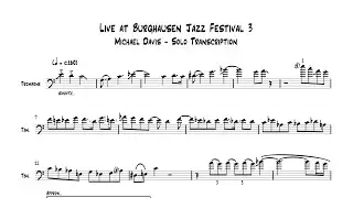 Michael Davis, Live Trombone Solo Transcription