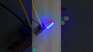 12v Relay LED Flip-Flop Circuit #shorts