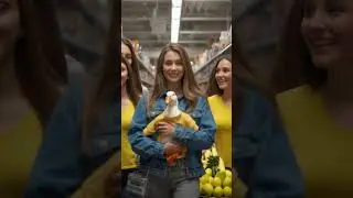 Girl Takes Her Duck to the Supermarket 🦆🛒 | Cute Duck Adventure