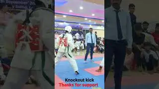 Teakwondo Fight knockout kick #trending #taekwondo #viral #shortvideo #short #subscribe