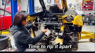 Rebuild fire damage Lamborghini part 5